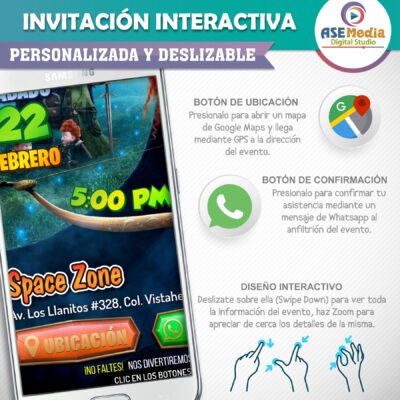 Cumpleaños Vaquero Viejo Oeste – Invitación Interactiva de Cumpleaños para WhatsApp