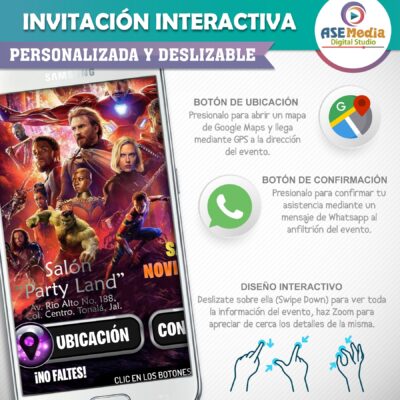 Bateria Duracell – Invitación Interactiva de Cumpleaños para WhatsApp