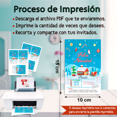 Posada Navideña 02 Invitación Digital de Cumpleaños