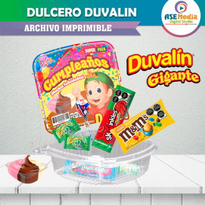 Feliz Cumpleaños | Plantillas Duvalín para Imprimir