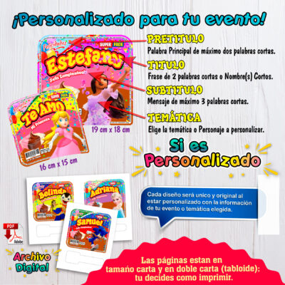 Plantilla Duvalín Personalizada para Imprimir