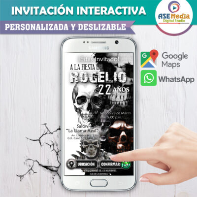 Cerveza Corona – Invitación Interactiva de Cumpleaños para WhatsApp