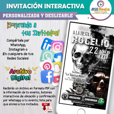 Cerveza Corona – Invitación Interactiva de Cumpleaños para WhatsApp