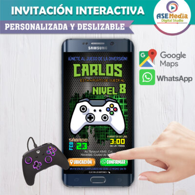 Crayola – Invitación Interactiva de Cumpleaños para WhatsApp