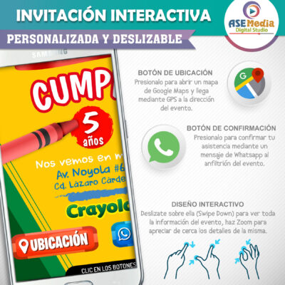 Cuphead – Invitación Interactiva de Cumpleaños para WhatsApp