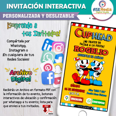 Dora la Exploradora – Invitación Interactiva de Cumpleaños para WhatsApp