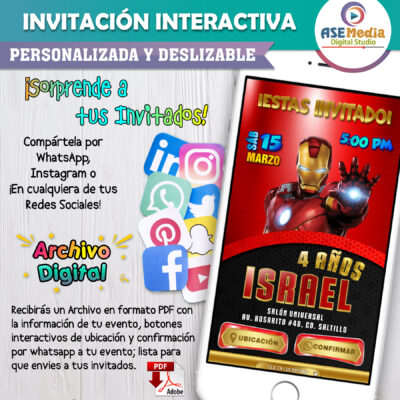 Karely Ruiz Invitación Interactiva de Cumpleaños para WhatsApp