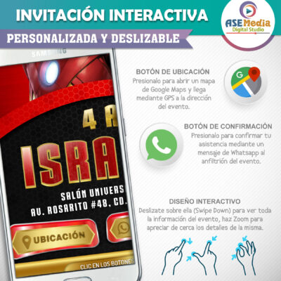 Karely Ruiz Invitación Interactiva de Cumpleaños para WhatsApp