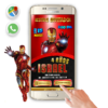 Iron Man Invitación Interactiva de Cumpleaños para WhatsApp