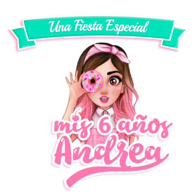 Mis Pastelitos Logo Personalizado con Nombre Mod. 02