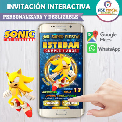 Baby Thomas y sus Amigos – Invitación Interactiva de Cumpleaños para WhatsApp