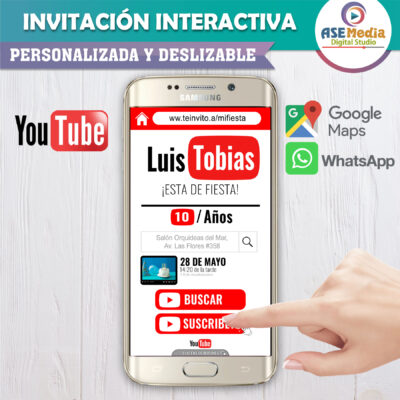 Bely Sirena – Invitación Interactiva de Cumpleaños para WhatsApp