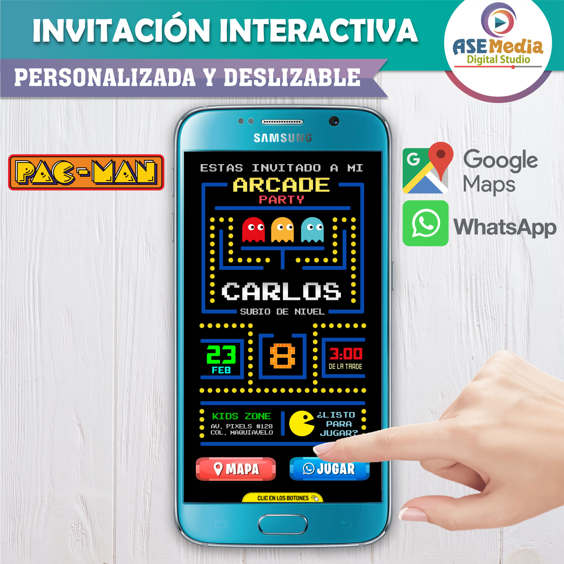 El Patito Juan – Invitación Interactiva de Cumpleaños para WhatsApp
