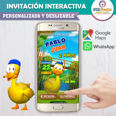 Peppa Pig – Invitación Interactiva de Cumpleaños para WhatsApp