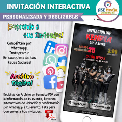 Ariel La Pequeña Sirenita- Invitación Interactiva de Cumpleaños para WhatsApp