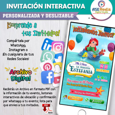 Súper Sonic- Invitación Interactiva de Cumpleaños para WhatsApp