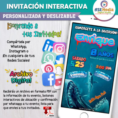 Youtube – Invitación Interactiva de Cumpleaños para WhatsApp