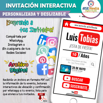 Bely Sirena – Invitación Interactiva de Cumpleaños para WhatsApp