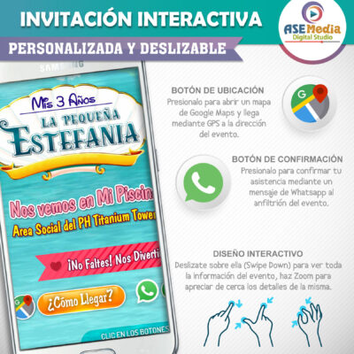 Súper Sonic- Invitación Interactiva de Cumpleaños para WhatsApp