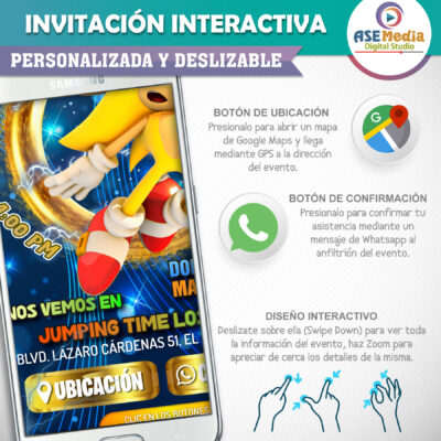 Baby Thomas y sus Amigos – Invitación Interactiva de Cumpleaños para WhatsApp