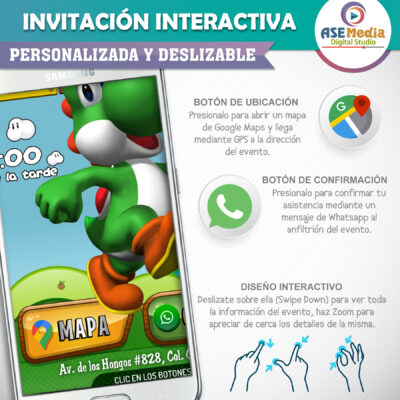 Masha y el Oso 02 – Invitación Interactiva de Cumpleaños para WhatsApp