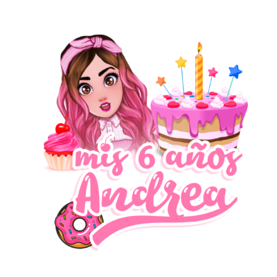 Mis Pastelitos Logo Personalizado con Nombre Mod. 05