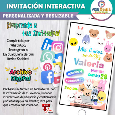 LEGO, Bloques – Invitación Interactiva de Cumpleaños para WhatsApp