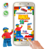 LEGO, Bloques – Invitación Interactiva de Cumpleaños para WhatsApp