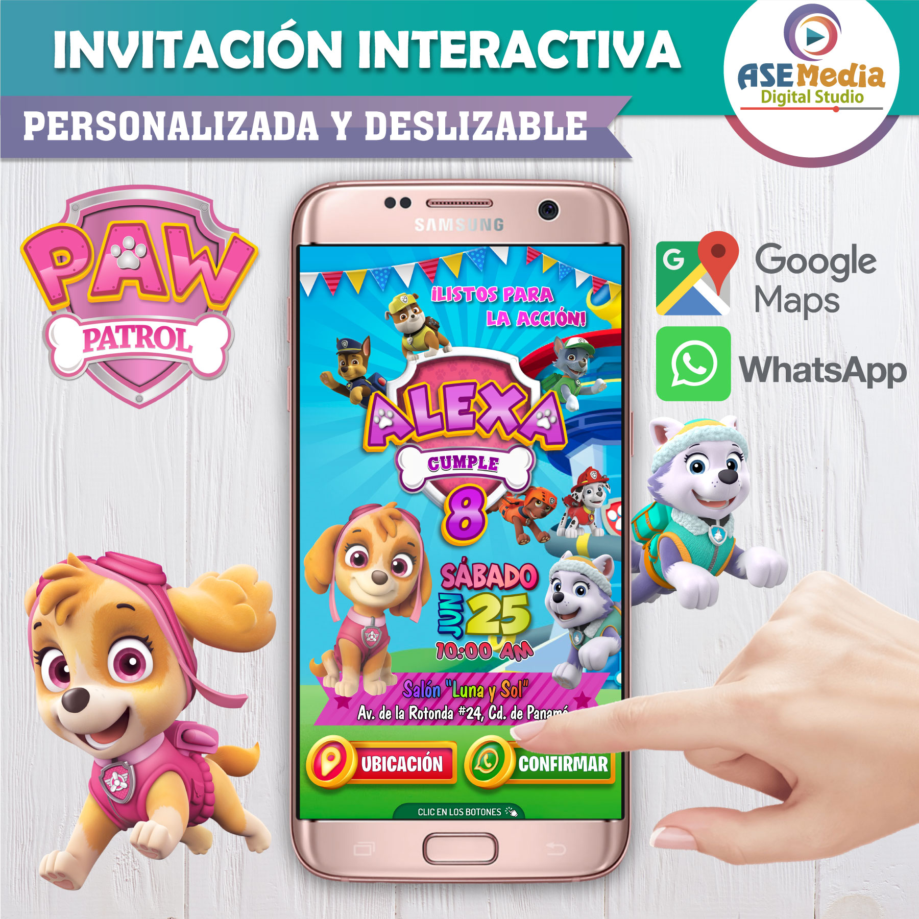 KPOP, Stray Kids Zoo 02 – Invitación Interactiva de Cumpleaños para WhatsApp