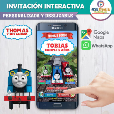 Megalodón Tiburón – Invitación Interactiva de Cumpleaños para WhatsApp