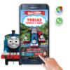 Thomas y sus Amigos – Invitación Interactiva de Cumpleaños para WhatsApp