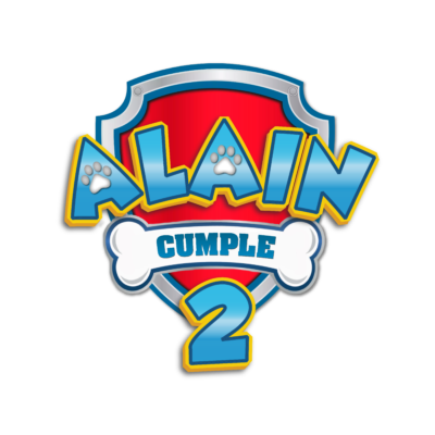 Paw Patrol Logo Personalizado con Nombre