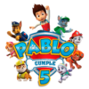 Paw Patrol, Rider Logo Personalizado con Nombre