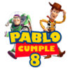 Toy Story, Goody y Buzz Lightyear Logo Personalizado con Nombre Mod. 02
