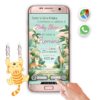 Baby Shower Safari Niña – Invitación Interactiva para WhatsApp