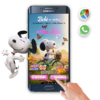 Baby Shower, Snoopy – Invitación Interactiva de Cumpleaños para WhatsApp