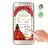 Mis XV Años, Rosas Rojas – Invitación Interactiva de Cumpleaños para WhatsApp