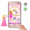 Princesa Aurora Bebé – Invitación Interactiva de Cumpleaños para WhatsApp