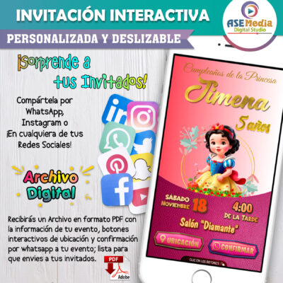 Capitán America, Bichi – Invitación Interactiva de Cumpleaños para WhatsApp