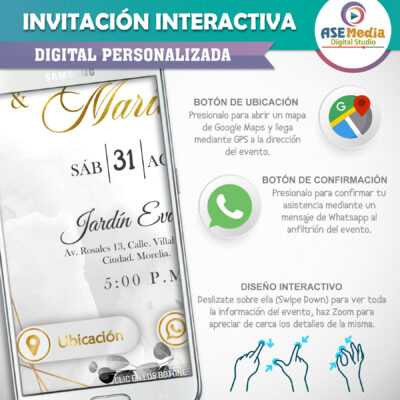 Cumpleaños Florales – Invitación Interactiva de Cumpleaños para WhatsApp