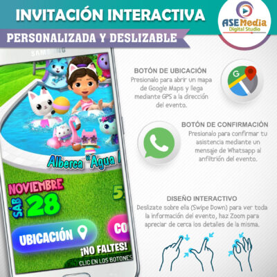 Chainsaw Man, Pochita – Invitación Interactiva de Cumpleaños para WhatsApp