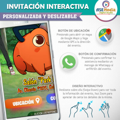 Chicas Súper Poderosas – Invitación Interactiva de Cumpleaños para WhatsApp