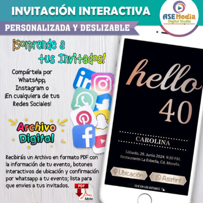 Dinosaurios Bebés – Invitación Interactiva de Cumpleaños para WhatsApp