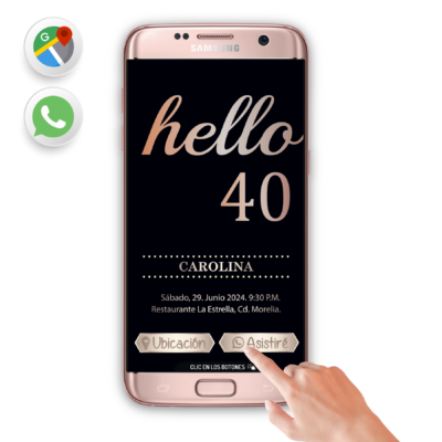 Hello Birthday – Invitación Interactiva de Cumpleaños para WhatsApp