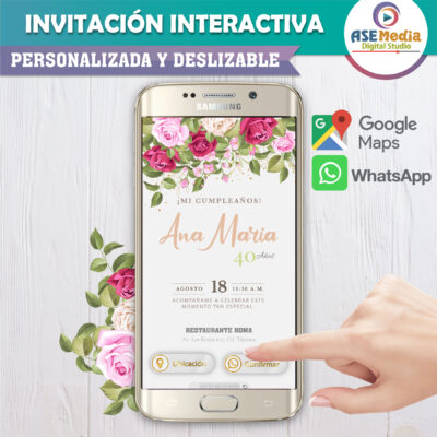 Dallas Mavericks – Invitación Interactiva de Cumpleaños para WhatsApp