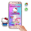 Hello Kitty, Sanrio – Invitación Interactiva de Cumpleaños para WhatsApp