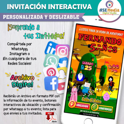 KPOP, Twice – Invitación Interactiva de Cumpleaños para WhatsApp