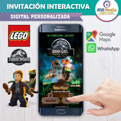 Mario Bros y Princesa Peach 02 – Invitación Interactiva de Cumpleaños para WhatsApp