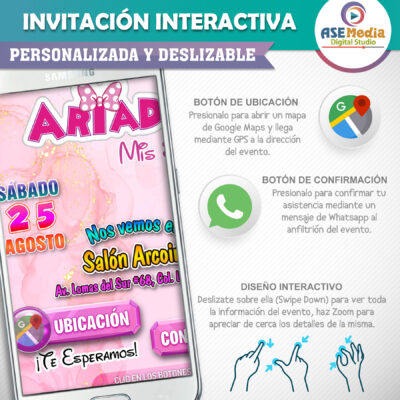 Claudia Wolf, Monster High – Invitación Interactiva de Cumpleaños para WhatsApp