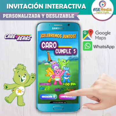 Hogi, Pinkfong – Invitación Interactiva de Cumpleaños para WhatsApp